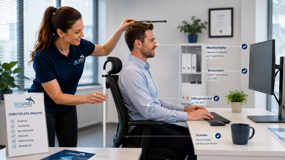 Ergonomieberatung Arbeitsplatz Unternehmen Leipzig